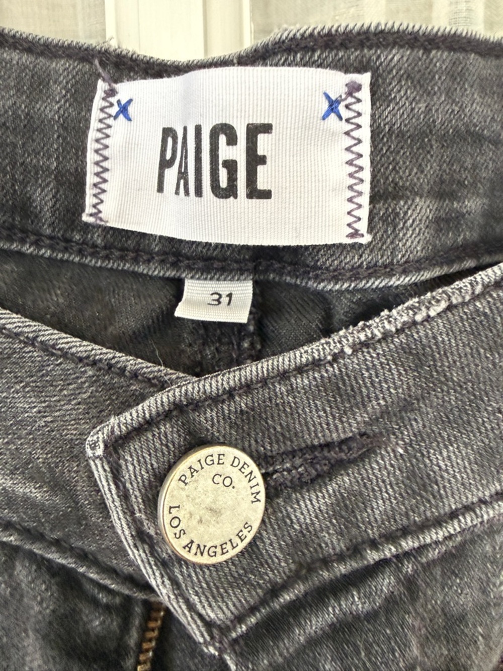 Dark Wash Paige Jeans - Hoxton Ankle